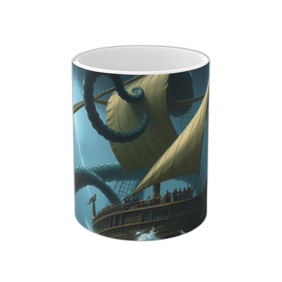 AI art on ceramic mug